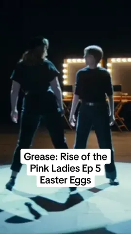 Replying to @Rogue Planet Obsessed with these Easter eggs and references in #GreaseRiseofthePinkLadies episode 5! What’s your favorite song of the season? #riseofthepinkladies #grease #greaselightning #marisadavila #arinotartomaso #triciafukuhara #cheyenneisabelwells #pinkladies #whattowatch #eastereggs #moviedetails #tvtok