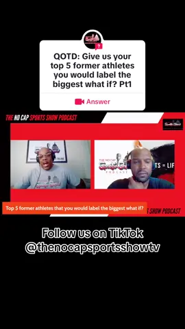 #question from @thenocapsportsshow  Give us your top 5 former athletes you would label the biggest what if?? #tncssp #wheresportsandconvoscollide #dopesportspodcast #fortheculture #culture #whatif #NBA #nfl #MLB #NHL #boxing #CollegeFootball #collegebasketball @Fredo00777 @Coby Turner 