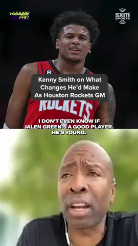Agree with the 🛩️? 🔈: Huge Fan Podcast #kennysmith #houstonrockets #jalengreen #sportstiktok 