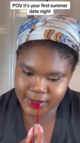 First date night of the summer 💕 #grwm #makeuptutorial #makeup #blackgirltiktok #datenightmakeup #makeupvideo #fypシ゚viral  #blackgirlfollowtrain 