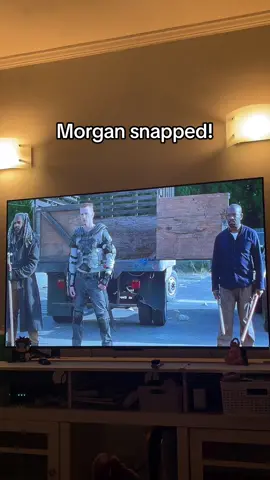 Morgan did not want to hear it! The walking dead s7 #thewalkingdead #thewalkingdeadreactions #morgantwd #morganthewalkingdead  #morgantwdcarolandezekiel #thewalkingdeadtiktok #thewalkingdeadseason7 #twd #twdtok #twdreactions #thesaviorstwd 