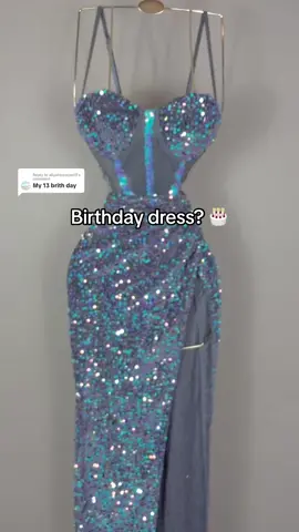 Replying to @aliyahissocool3   Birthday dress? #greydress #birthdaydress #dresses #vestidos #longdress #sparklydress 