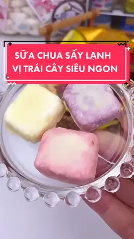 💁‍♀️🔜 SỮA CHUA SẤY VỊ TRÁI CÂY SIÊU SIÊU NGON !!! 💥 Viên Sữa chua sấy khô hòa vị trái cây giòn giòn thơm thơm, ăn chỉ có mê mẩn thôi ạ. 🔥 THẬT SỰ RẤT LÀ NGON NHA ..😋😋 #tiktokfood #hômnayăngì #sữachuasấylạnh #xuhuong #nghiềnănvặt #thinhhanh #NgonXoanLuoi #ăncungtiktok 