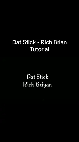 Rich Brian - Dat Stick Tutorial #datstick #rapgodchallenge  #richbrian #richbriandatstick #cochella #tutorial #fypviralシ
