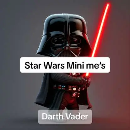 Star Wars Mini me‘s #starwars #movie #anime #aiart #midjourney #viral #fy #fyp 