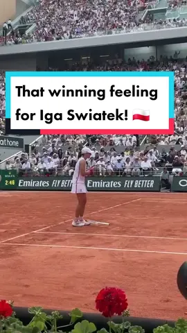 The moment Iga Swiatek won her third French Open in the last four years! 🏆🏆🏆 #RolandGarros #poland #winner #tennis 