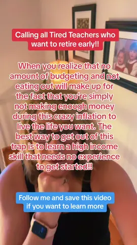 Its no secret teachers are not paid what they really deserve! A second stream of income can make all the difference and change your life. It's changing mine wnd I would live to teach you how to do this!!#tiredteachers #newopportunities #timeforchange #howtomakemoneyonline #financialfreedom2023 