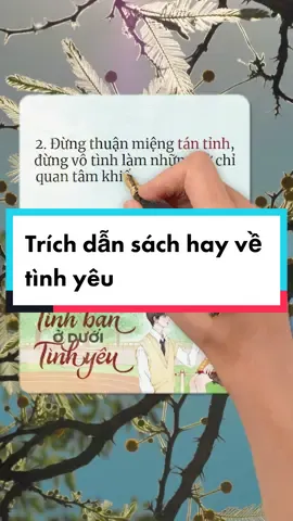 Trích dẫn sách hay về tình yêu 🥰 #sachhay #LearnOnTikTok #tinhyeu 