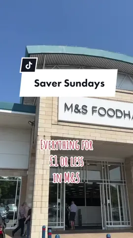 All of this for £1 or less🤩 #mands #marksandspencer #saversundays #moneytips #moneysavingtips 