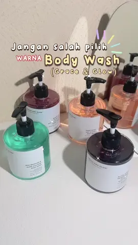 Replying to @Ra.   Paling bener koleksi semua variannya🤤🤭 #bodywash #graceandglow 
