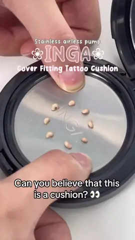 Our Airless Tatoo Cushion is a semi-matte type that lasts long and covers perfectly🖤 Have you seen this type of cushion?👀 _ Thanks to @Picky | Kbeauty 💌  for the amazing video:)