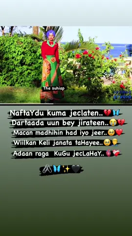 @QAALI LADAN  BINTU DARWIISH #somali #lyrics 