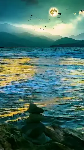 gd night... #scenery #beachnight #efektiktokviral #foryoupage #fyp 
