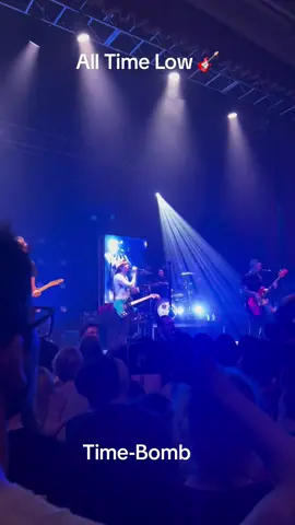 All Time Low performing Time-Bomb @All Time Low #alltimelowband #tellmeimaliveontour #shermantheaterpa #alternative #rockmusic #musicislife #fyp #alexgaskarth #jackbarakat #riandawson #zachmerrick #concert 