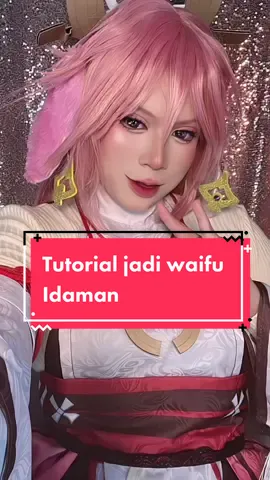 Tutor makeup yae genshin (sepertiny ini last cos genshinku 😌) #GenshinImpact #yaemiko #yaemikogenshinimpact #yaemikocosplay #makeuptutorial 