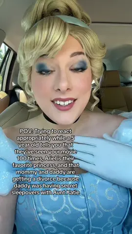 Not a single verbal filter to be found #partyprincess #partyprincessstorytime #cinderella #ariel #wishuponastaratx 