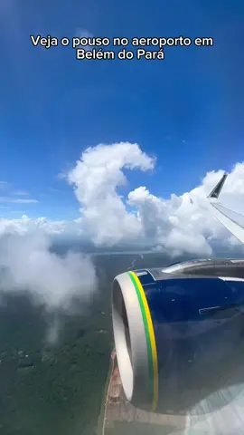 Veja um pouso no aeroporto de Belém do Pará. ☀️✈️😍 Vídeo @loucoporvoar #pouso #avião #belém #viagem #pará #aviacao 
