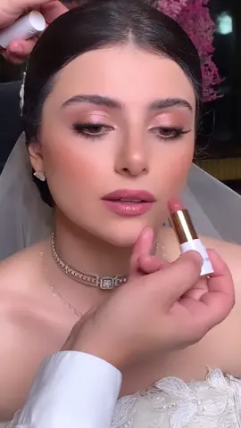 She said I do for life and She is using my Lipstick in Shade “I do” @MARITTA ماريتا link in my Bio #bassamfattouh #bfcosmetics #exclusiveonline #bridalmakeup #makeup #highlighter #fyp #glow 