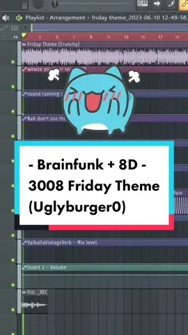 I’m surprised how much a roblox song slaps so I had to make it, its called Friday Theme Crunchy Version #music #asmr #adhd #interesting #3008 