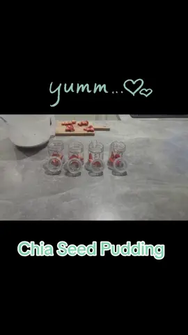 Chia Seed Puddings for the win! #weightloss #fitnessjourney #chiaseeds #yummy #fyp #tasty #healthandfitness 