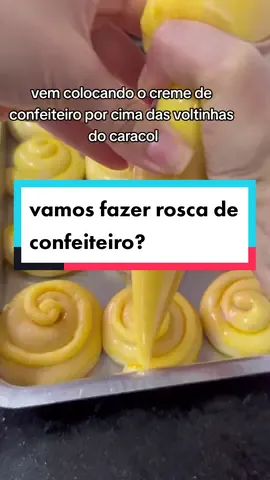 rosa de creme de confeiteiro  #receitaincrivel #receitas #tiktokteceita #tiktokreceitascaseiras #tiktokfood #cozinharemcasa #cozinharemcasa #cremedeconfeiteiro #roscadereyes #rosca 