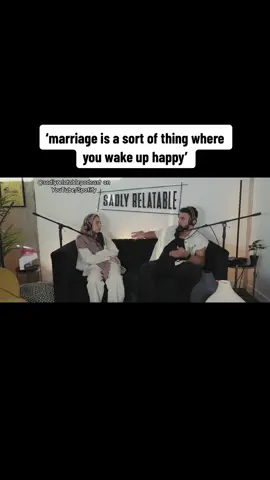 Definitely recommend you all to watch the full episode where Ayoub speaks about married life & childhood trauma #fyp #itsnisrin #kalokachar #Siblings #podcast #sadlyrelatable #sadlyrelatablepodcast #hijabitiktok #islam #sadlyrelatablefamily #islamic #marriage #marriedlife #Relationship #wedding 