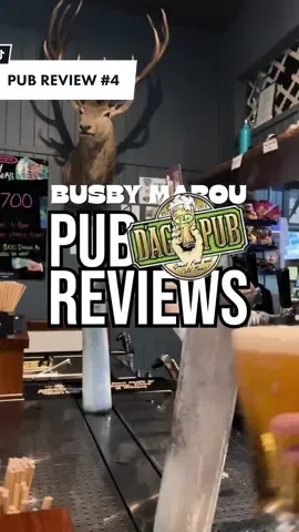 Pub Review #4 The Dag Pub 🍻 How cool are the mini beers?!  #DagPub #BusbyMarou #PubReview #TinyTownsTour #tinybeer 