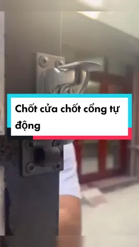 Chốt cửa chốt cổng tự động bằng thép siêu bền.thiết kế thông minh #chotcuatudong #giadungtienich #giadungthongminh #diengiadung 