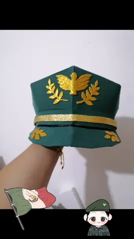 Sombrero de General  🌟🎖️🇲🇽 #aygeacreaciones #arteycreatividad #hechoamano #foamy #general #mexico 