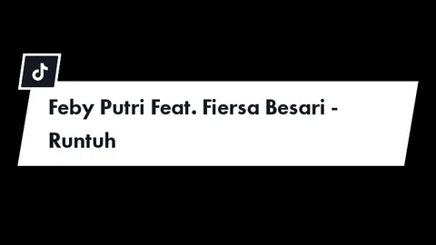 :) #liriklagu #runtuh #febyputri #fiersabesari #slowed #fyp #lyrics #lagu #aesthetic #xyzbca 