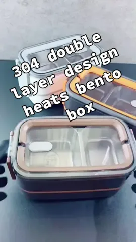 304 double-layer design,hidden handle design is simple and generous,the inner tank can be removed and separated and cleaned more conveniently,and it can also be used easily and conveniently in a microwave oven!#fyp #wow #tiktokfinds #lnsulatedlunchbox #lunchbox #portable #toptrending #bento #bentobox 