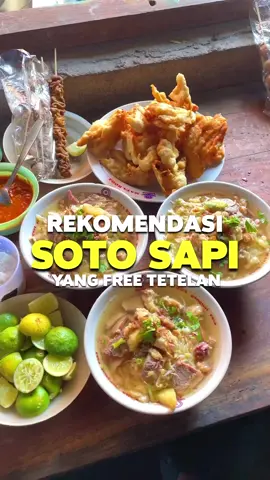 Free tetelan soto sapi pak Parno the best buat sarapan ni, lokasinya ada di Prawirotaman 👍 #kulinertiktok #kulinerjogja #explorejogja #yogyakarta #gendutmakan 