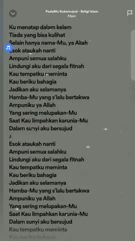 PADAMU KUBERSUJUD BY AFGAN RELIGI ISLAM #lirik #liriklagu #afgan #padamukubersujud #laguislam #religi #religion #fyp #fypシ #fypシ゚viral #fypage #fypdongggggggg #fypp #sound 