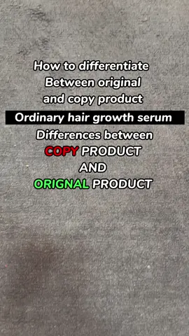 Now easy for u to differentiate between original and copy#viral #explore #trending #bahrain #skincare #ordinaryproducts #blogging 