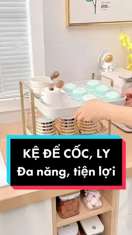 Kệ để cốc, ly 2 tầng đa năng. Kệ để gia vị, bát đĩa, tiện lợi #kệgiavị #kệđểcốc #kệđanăng #kệnhàtắm #decor #review #vairal #xuhuong #fypシ #kệbátđĩa #giadungthongminh #giadungtienloi 