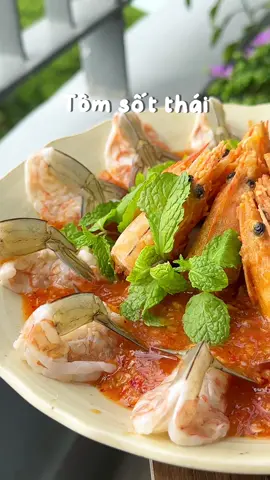 Tôm sống sốt Thái dành cho ai không ăn được đồ sống #ancungtiktok #LearnOnTikTok #reviewanngon #anngonnaugon #foodfestontiktok  #maykhukhuanthucpham #gume #gumekorea #tranquocthai #gdlfamily 