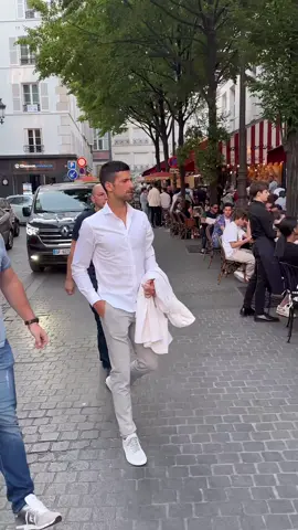 #novakdjokovic #rg2023 #sportstiktok #djokovic spotted at Siena Paris