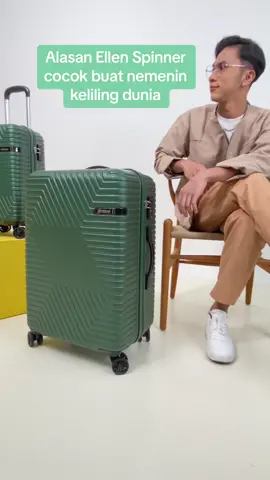 Bikin perjalanan jadi semakin nyaman, aman dan fun dengan Ellen Spinner. Cek Tiktok shop sekarang dan dapetin promo menarik khusus buat kamu! #AmericanTourister #luggage #stylish #travelling 
