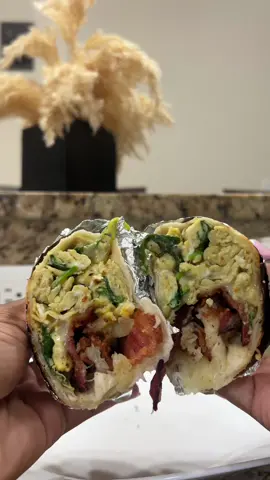Happy Monday Besties! Started my morning with a yummy breakfast burrito and my favorite @OLIPOP soda🌯💚 #olipoppartner #olipop #breakfastburrito #baconeggandcheese #easybreakfast #breaky #happymonday #blackgirltiktok #xyzbca 
