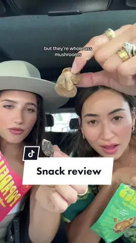 Mushroom mukbang snack review #snackreview #healthysnacks #firstimpression #mukbang  