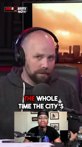 New York turning orange brought out the self interest in all of us. Shout out Canada, but you probably didn’t care about us either tbh.  #orangeair #airquality #nyc #quebec #samroberts #notsam #srnow 
