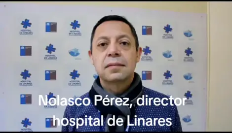 Crisis sanitaria. El director del hospital de Linares, Nolasco Pérez se refirió a las estrategias para enfrentar el aumento de casos por virus sincicial.