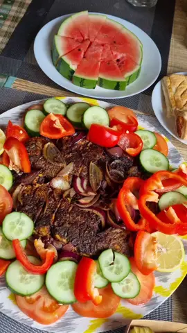 Fish Fry, Pizza and Fruits #fyp #subhanallah #alhamdulillah #food #fruit 