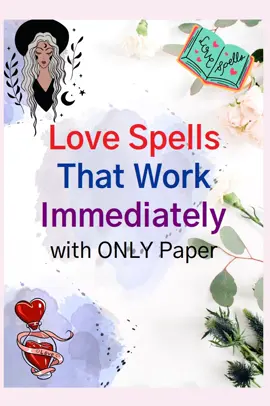 Love Spells That Work Immediately with ONLY Paper #attract  #relationships  #manifestation  #lawofattraction  #lovespells  #lovespell  #magic  #witchcraft #fyp #Love #DIY #attractive