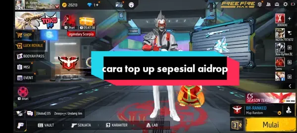 cara top up  sepesial aidrop #fyp #fypシ #barudakjj #seoesialaidrop #epep #trend #ffmax #ff_lover #esge #bismilahfypシ 