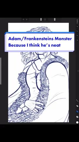 Been working on this ever since I started listening to the audiobook :) definitely one of my favorite monsters. #procreate #digitalart #art #frankenstein #frankensteinsmonster #adam #adamfrankenstein #maryshelley #monster #monsterchandlerleighton #classichorror #horror #horrorbook #scifibook #halloweenisastateofmind #halloweenisallyearround #spoopy #spooky 