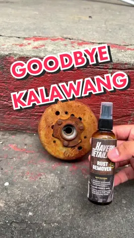 Goodbye Kalawang #fyp #foryoupage #xaverythaiparts #rustremover #xaveryrustremover #xaverydetailing 