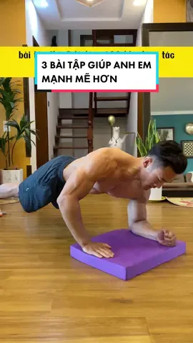 3 bài tập này ae nên tập hàng ngày để nam tính và mạnh mẽ hơn #gymtainha #tapgym #thethaomoingay 