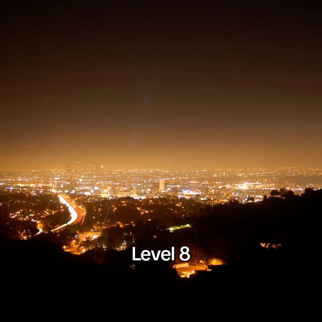 Light pollution transformation from level 8 - level 1 #astronomy #universe #space #lightpollution #light #astronomia #phonk #solarsystem #earth #science #physics #planet #xuhuong #sky #forpage #night #nightsky 