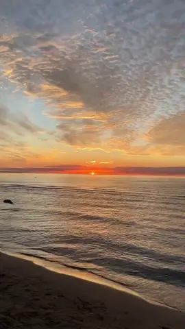 Watch the sunrise in Toronto, Canada 🌅||| The 5:00 a.m. sunrise is recommended to be there by 4:00 The location is Bluffer's park beach Sunrise is clearly visible but sunset is not visible # morning # Canada # Toronto # Sea # sunrise